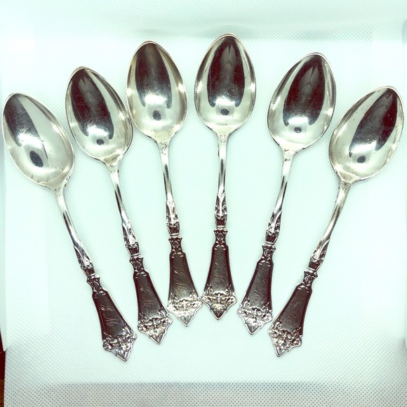 Hotchkiss & Schreuder Other - *SOLD* Antique Sterling Hotchkiss & Schreuder Tea Spoons